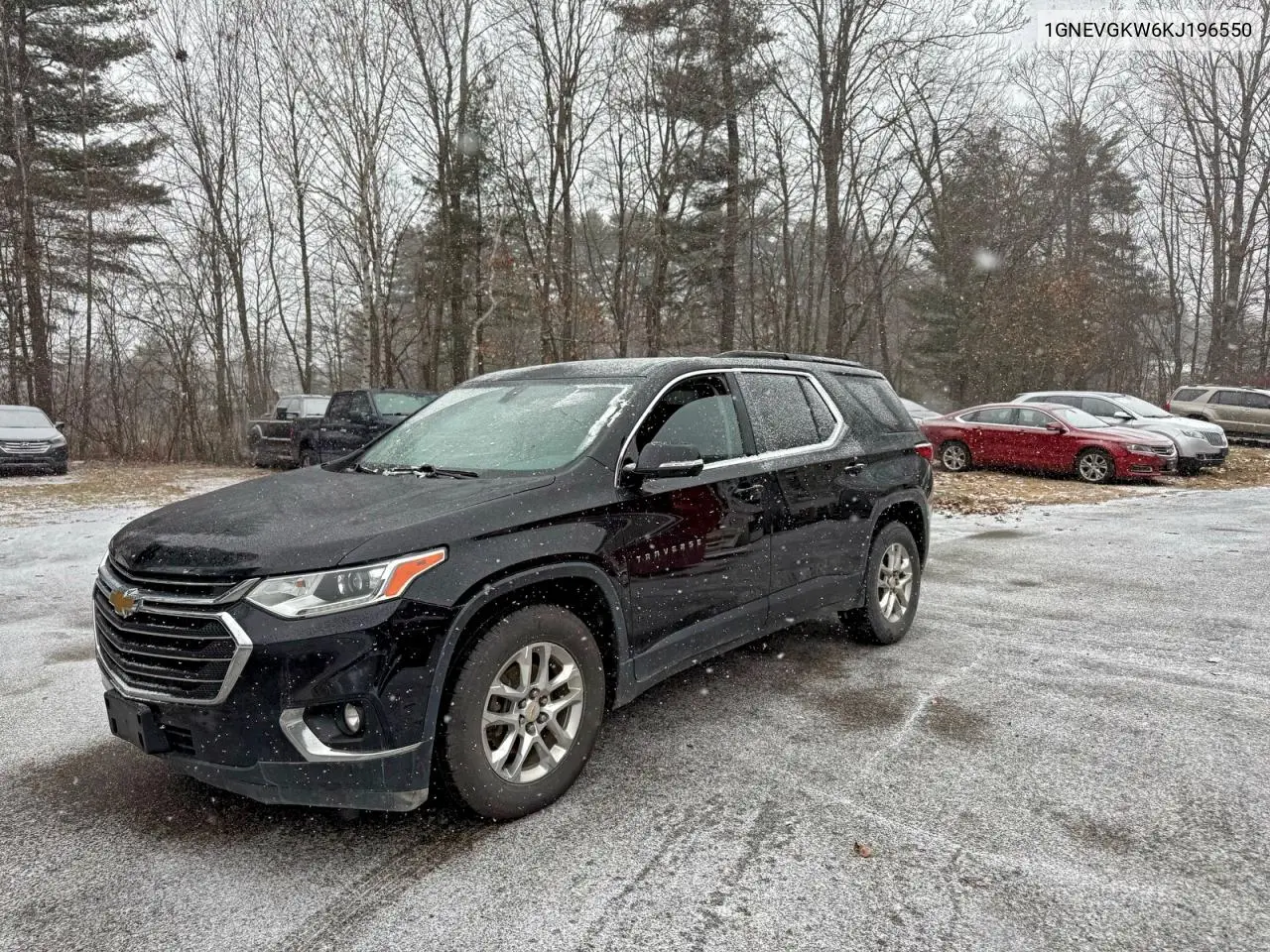 1GNEVGKW6KJ196550 2019 Chevrolet Traverse Lt