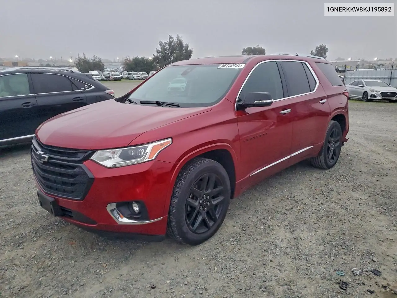 1GNERKKW8KJ195892 2019 Chev Traverse