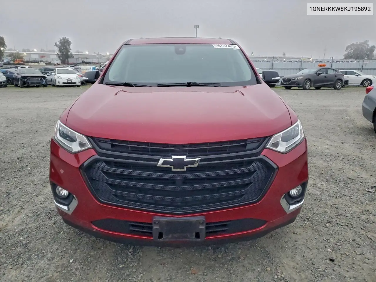 1GNERKKW8KJ195892 2019 Chev Traverse