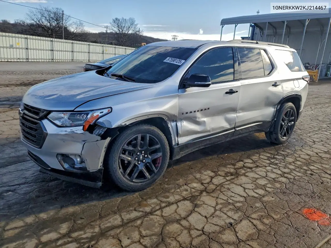 1GNERKKW2KJ214467 2019 Chevrolet Traverse Premier