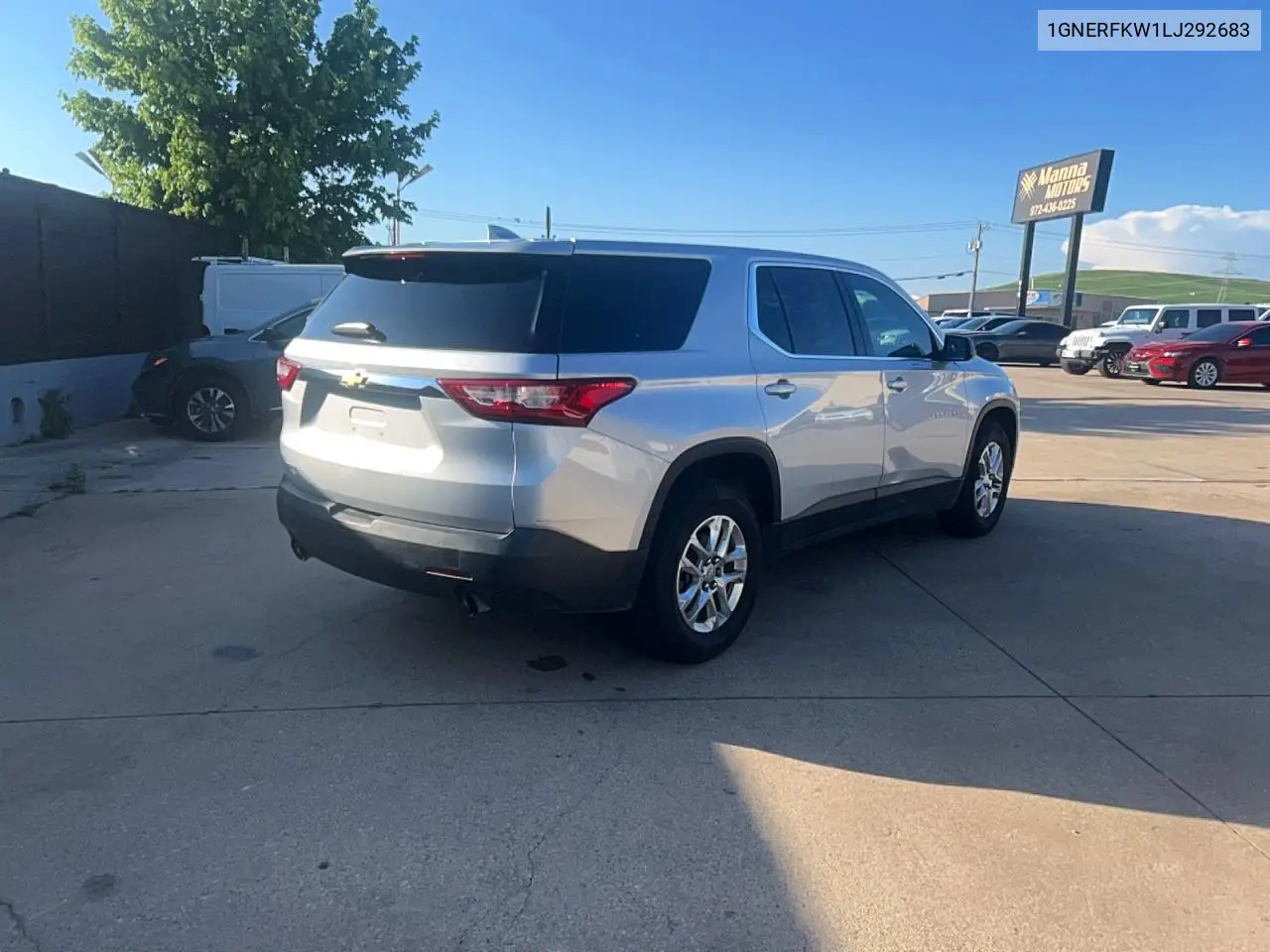 1GNERFKW1LJ292683 2020 Chevrolet Traverse Ls