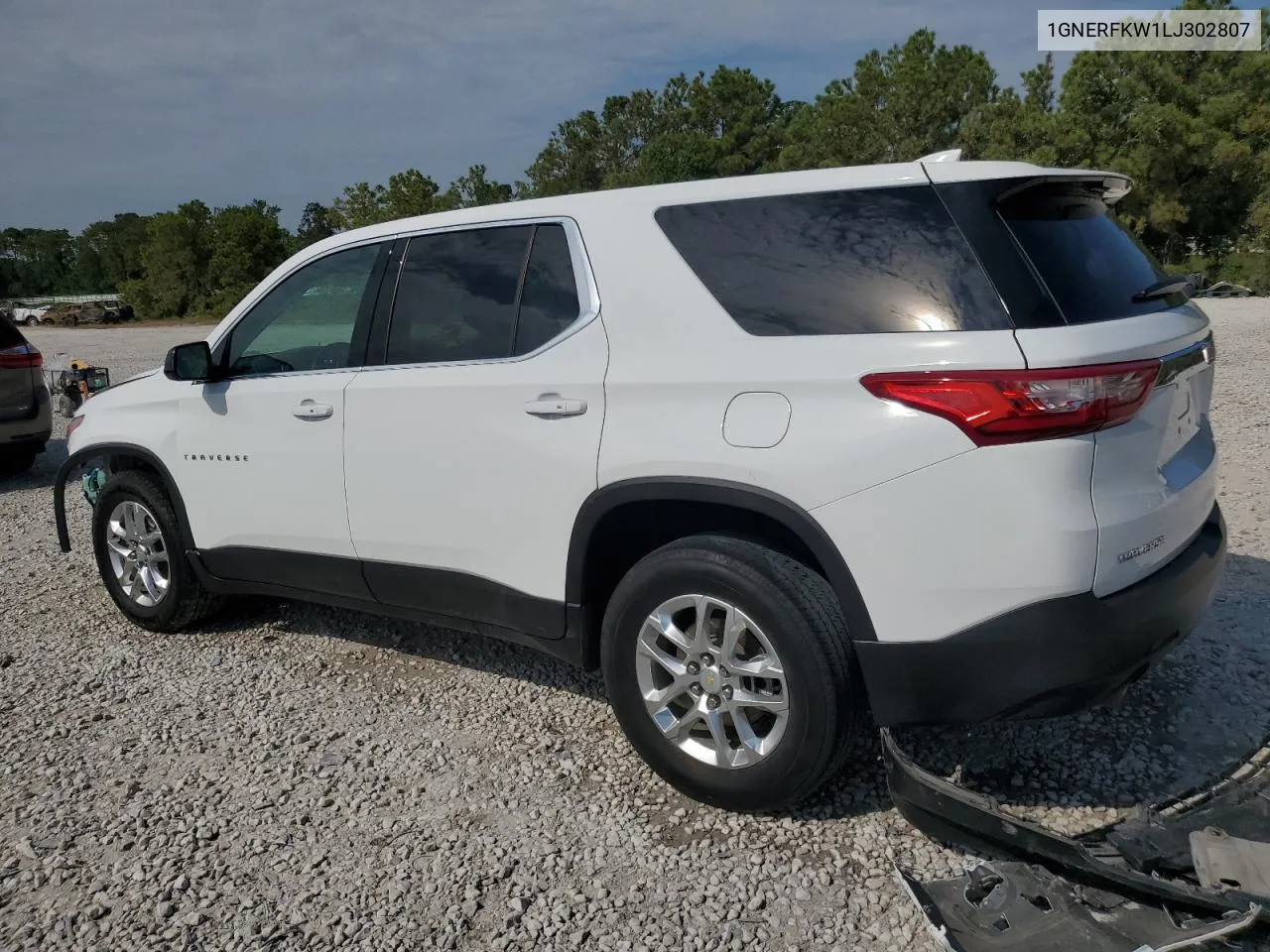 2020 Chevrolet Traverse Ls VIN: 1GNERFKW1LJ302807 Lot: 68249344