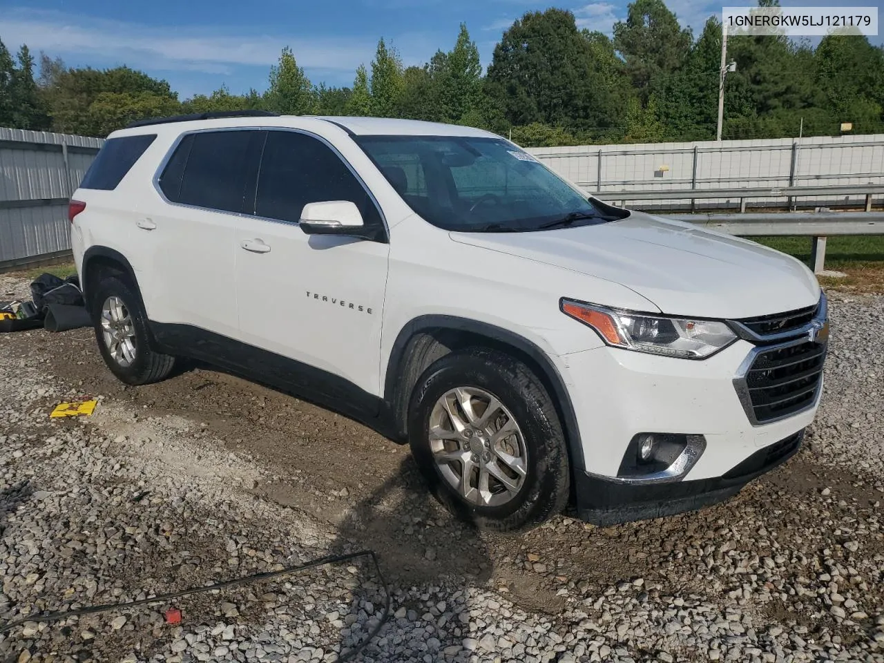 1GNERGKW5LJ121179 2020 Chevrolet Traverse Lt