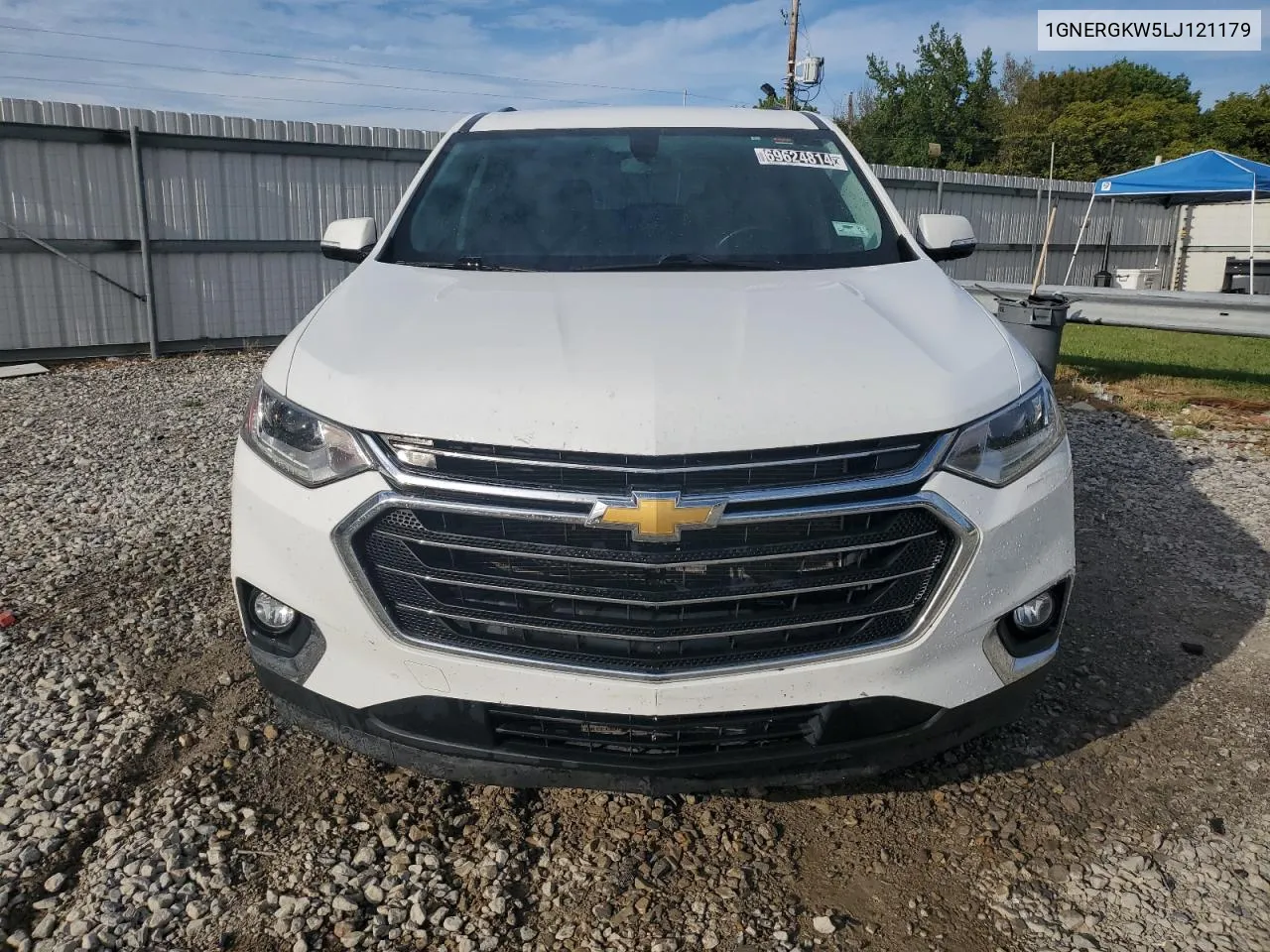 1GNERGKW5LJ121179 2020 Chevrolet Traverse Lt