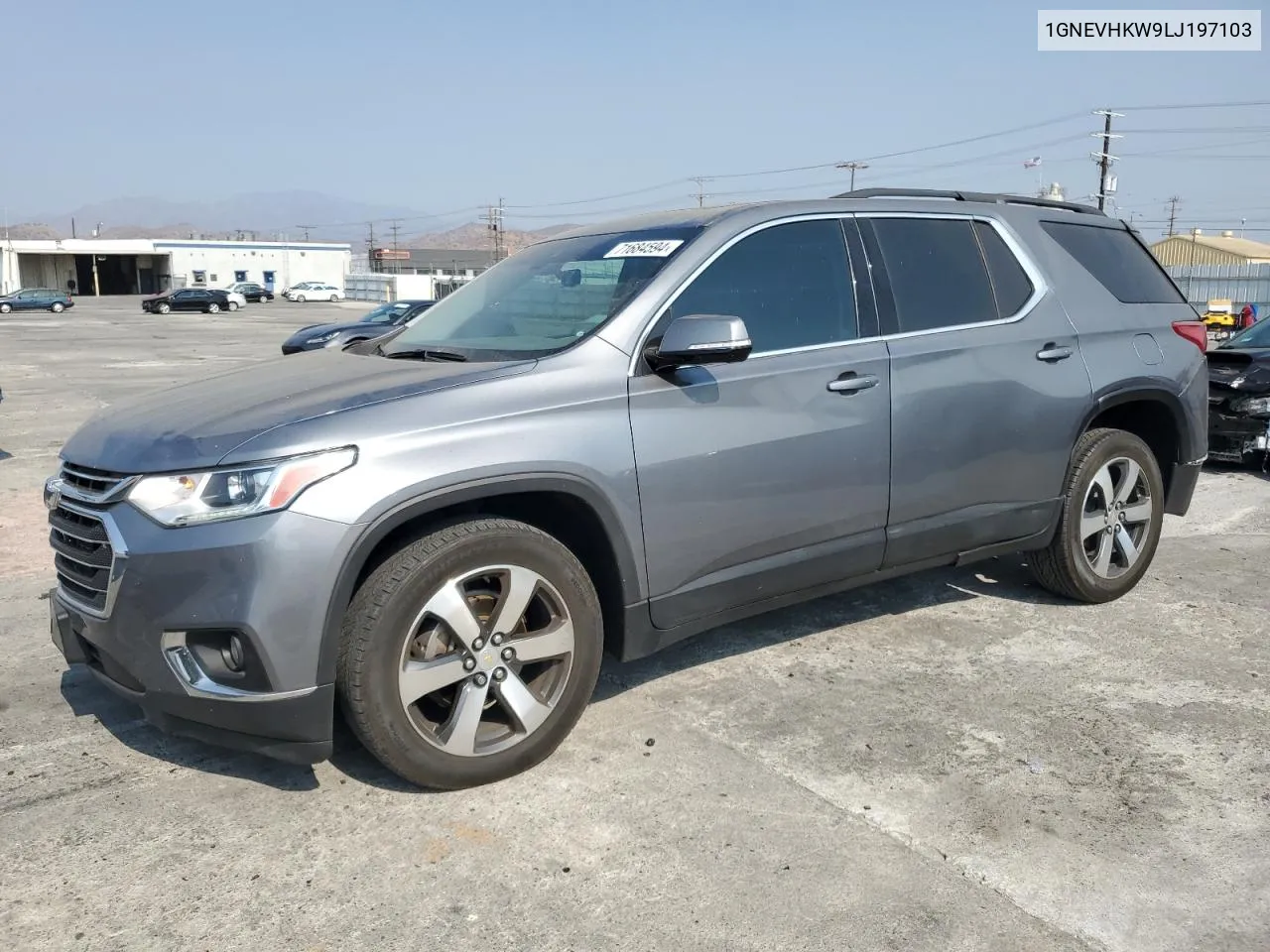 1GNEVHKW9LJ197103 2020 Chevrolet Traverse Lt