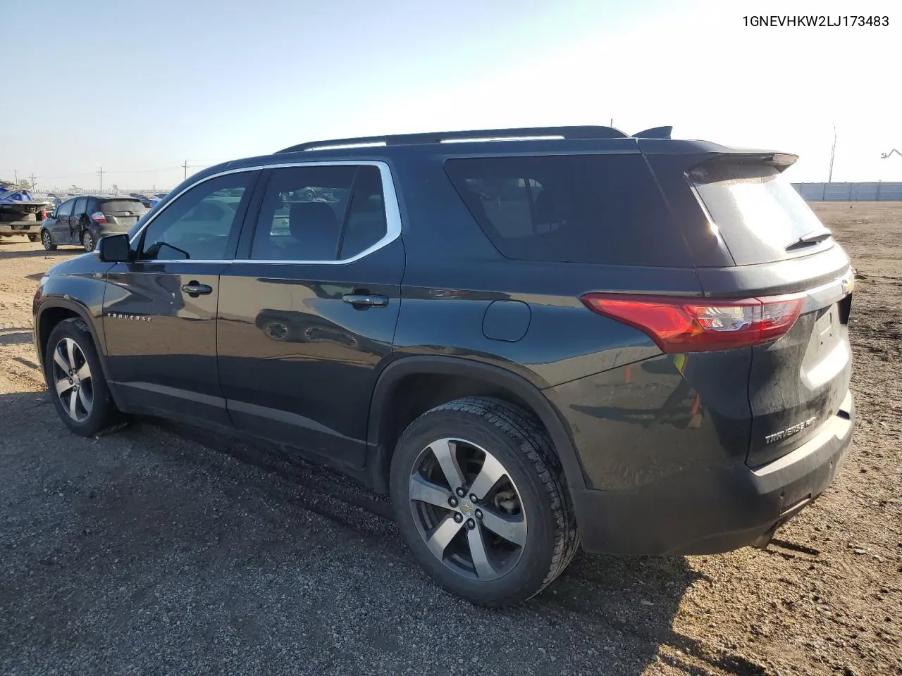 1GNEVHKW2LJ173483 2020 Chevrolet Traverse Lt