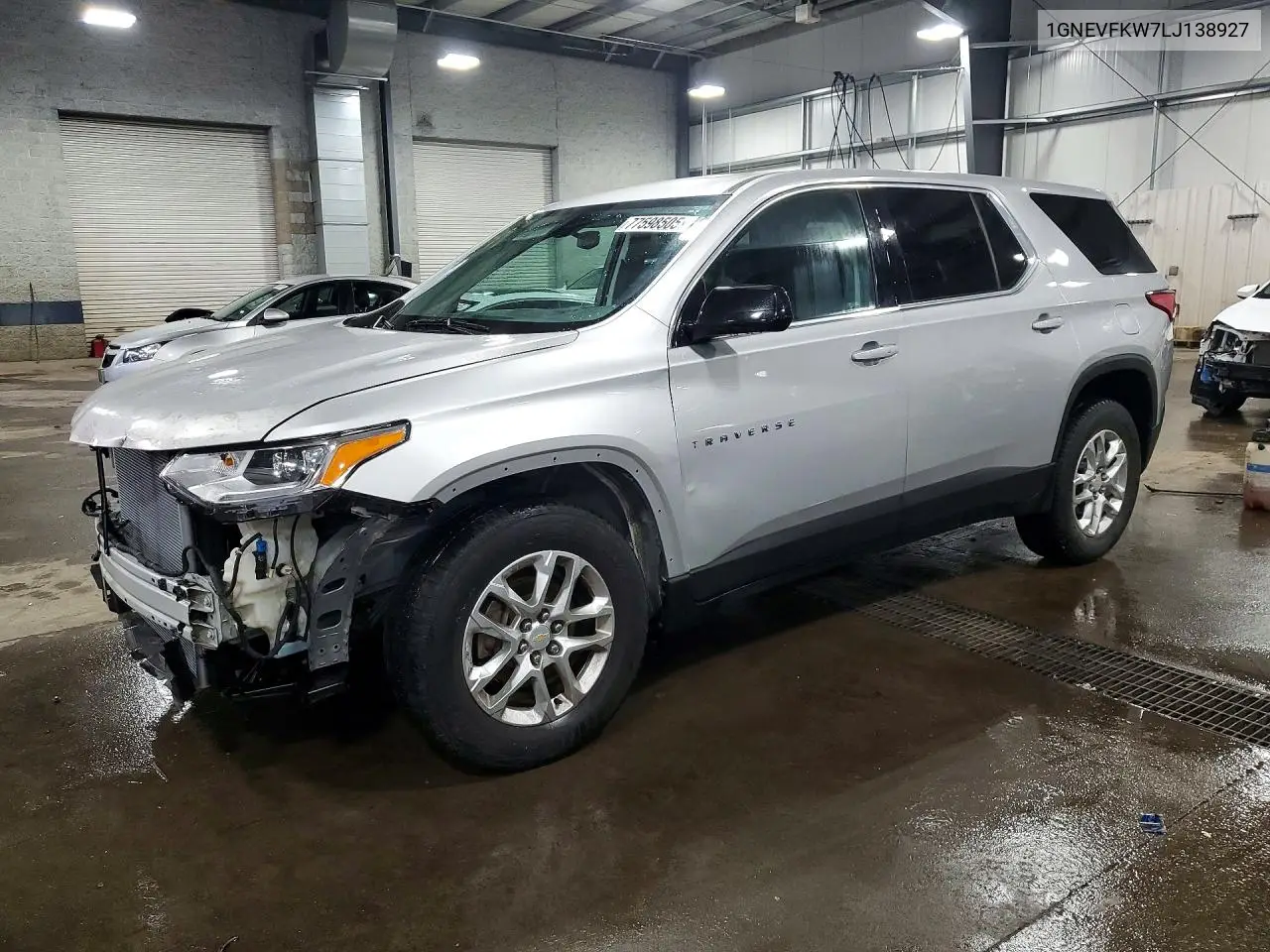 1GNEVFKW7LJ138927 2020 Chevrolet Traverse Ls