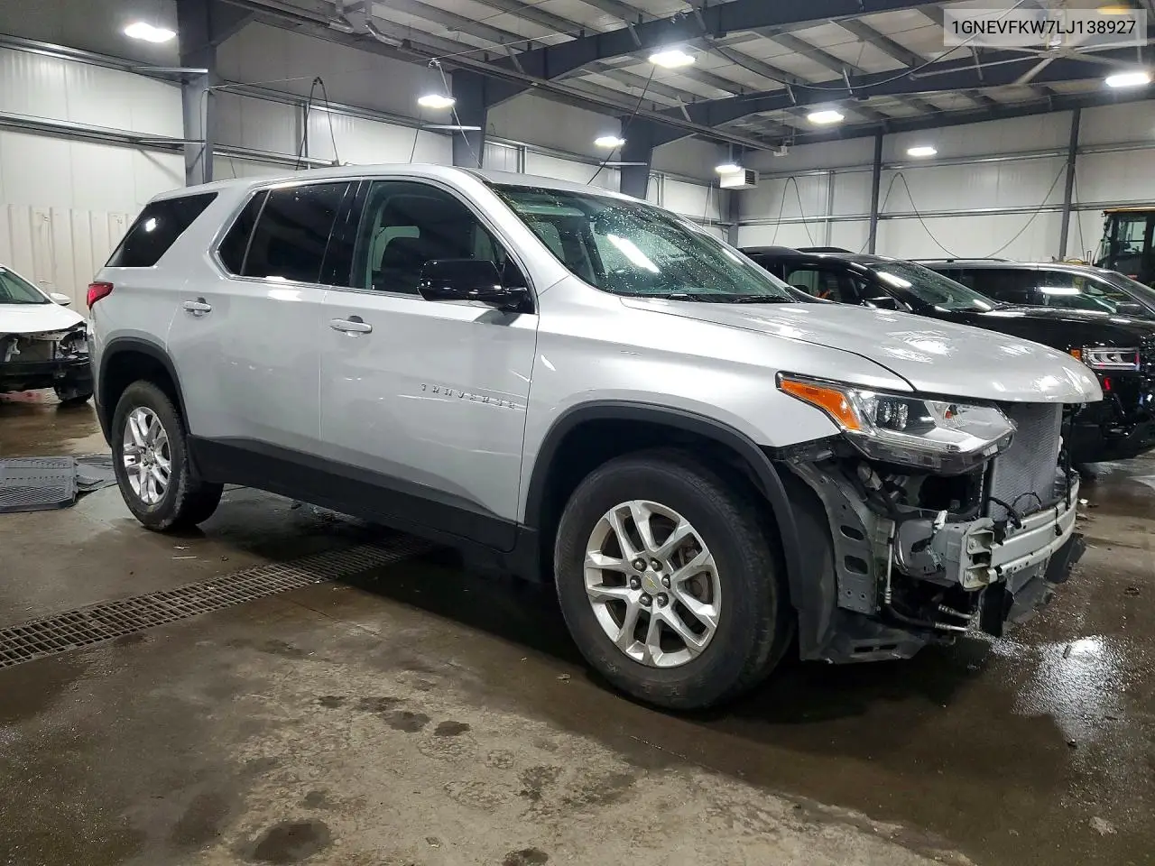 1GNEVFKW7LJ138927 2020 Chevrolet Traverse Ls