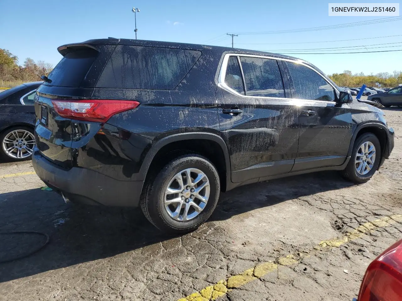1GNEVFKW2LJ251460 2020 Chevrolet Traverse Ls