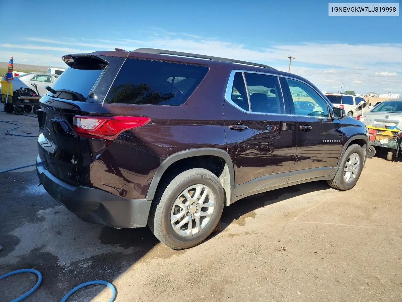 1GNEVGKW7LJ319998 2020 Chevrolet Traverse Lt