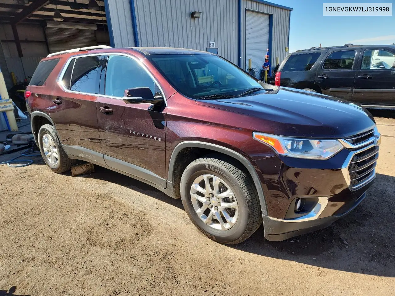 1GNEVGKW7LJ319998 2020 Chevrolet Traverse Lt
