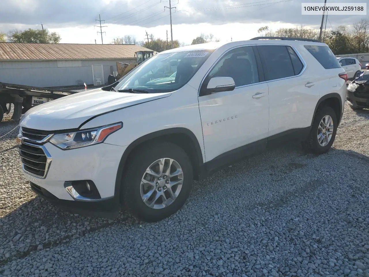 1GNEVGKW0LJ259188 2020 Chevrolet Traverse Lt