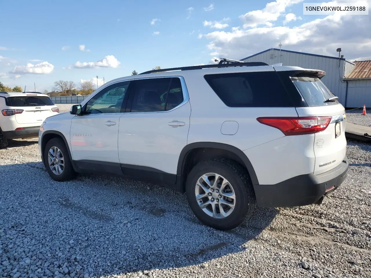 1GNEVGKW0LJ259188 2020 Chevrolet Traverse Lt