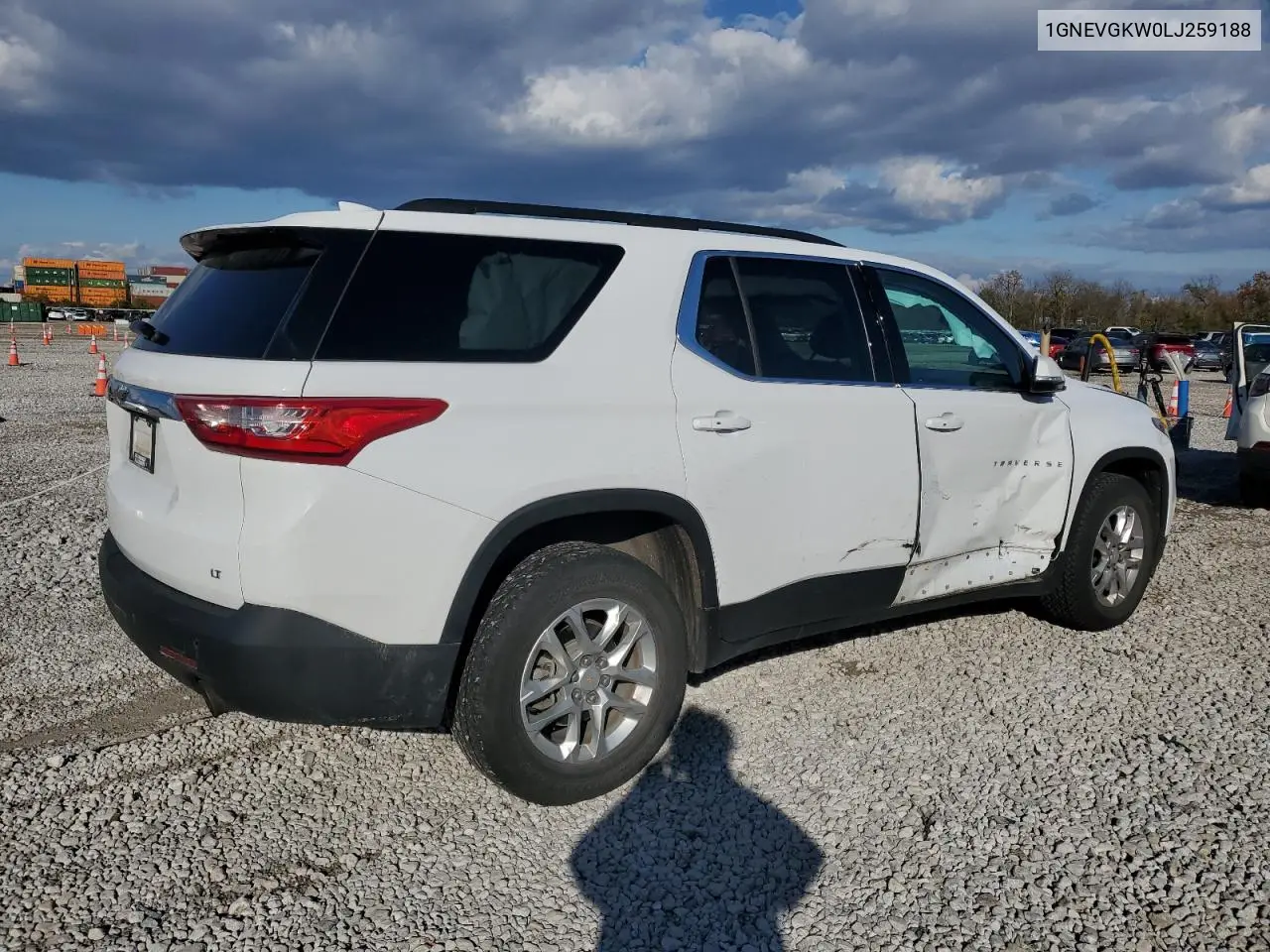 1GNEVGKW0LJ259188 2020 Chevrolet Traverse Lt