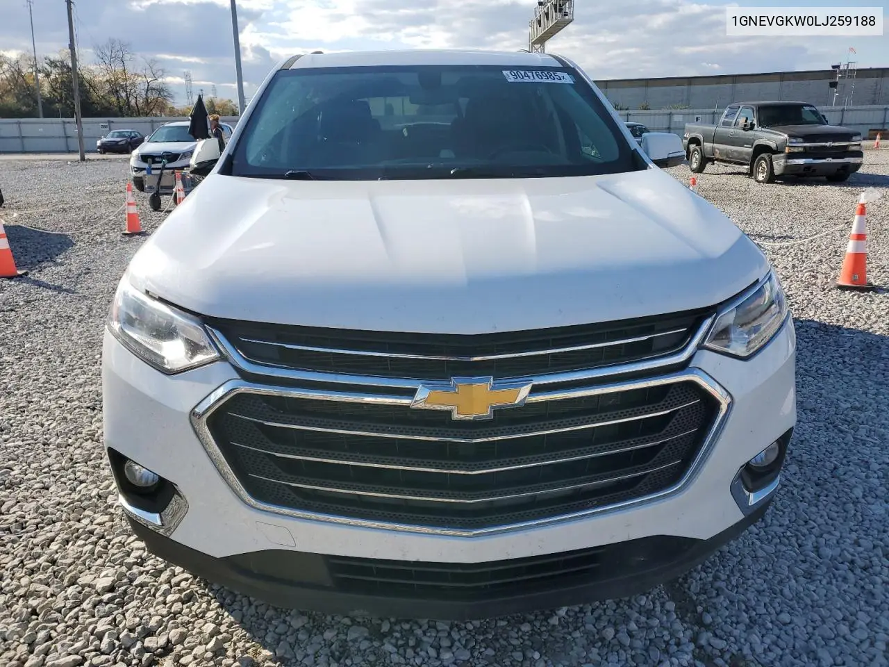 1GNEVGKW0LJ259188 2020 Chevrolet Traverse Lt