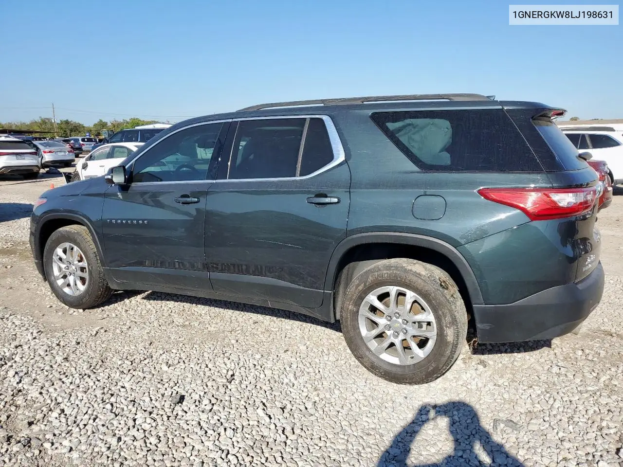1GNERGKW8LJ198631 2020 Chevrolet Traverse Lt