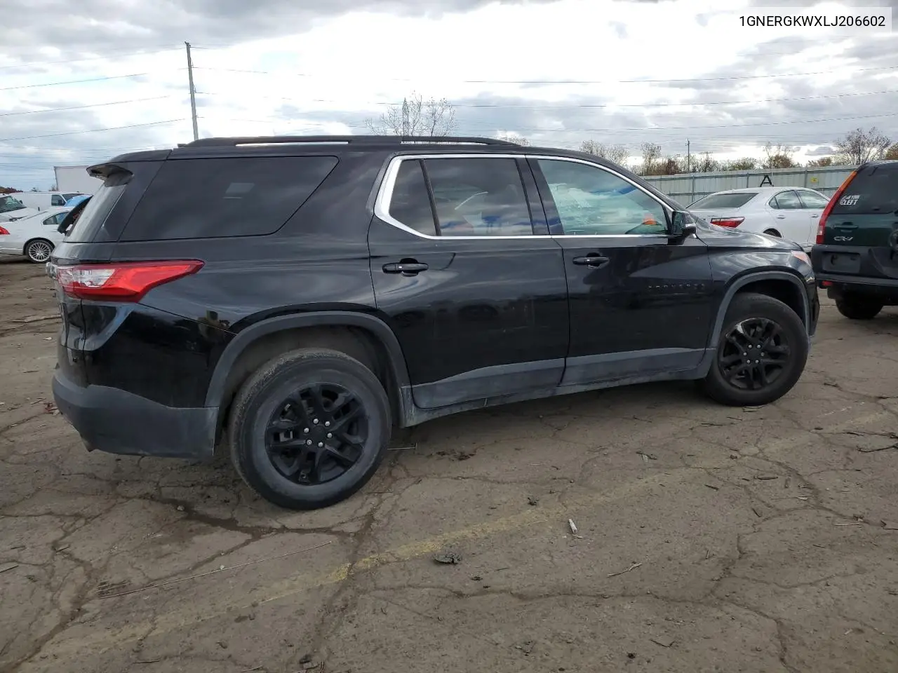 1GNERGKWXLJ206602 2020 Chevrolet Traverse Lt