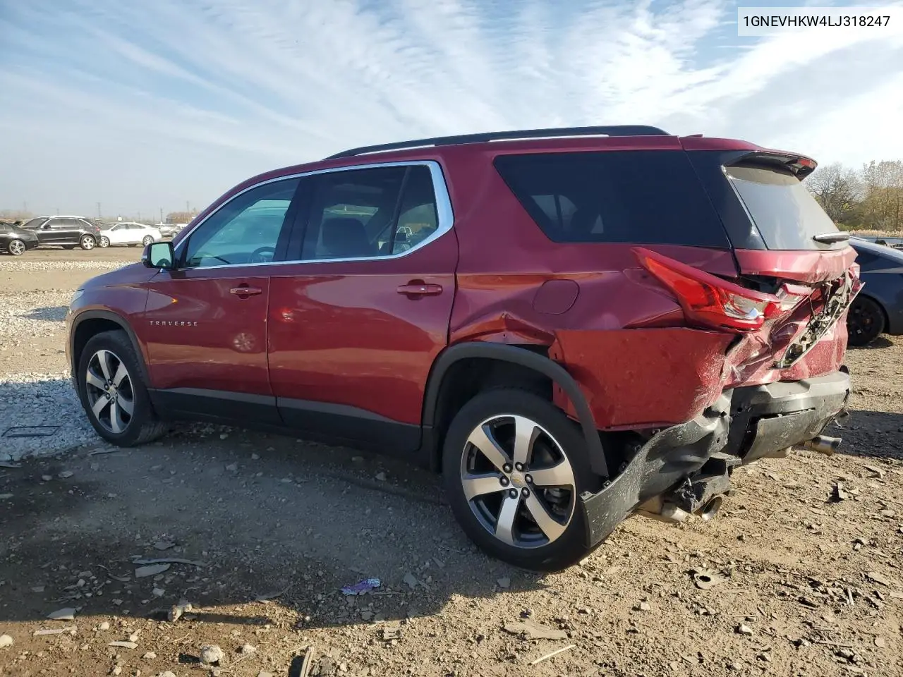 1GNEVHKW4LJ318247 2020 Chevrolet Traverse Lt