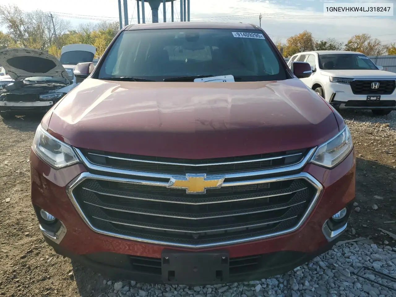 1GNEVHKW4LJ318247 2020 Chevrolet Traverse Lt