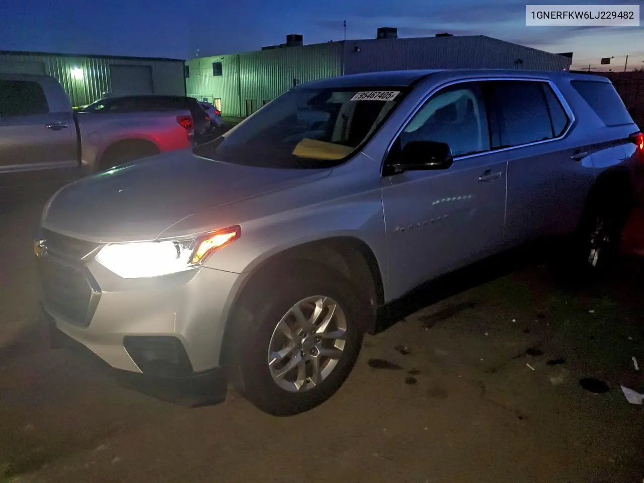 1GNERFKW6LJ229482 2020 Chevrolet Traverse Ls