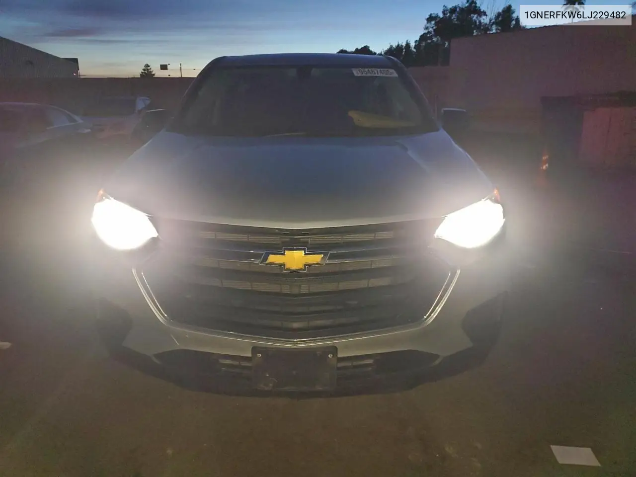 1GNERFKW6LJ229482 2020 Chevrolet Traverse Ls