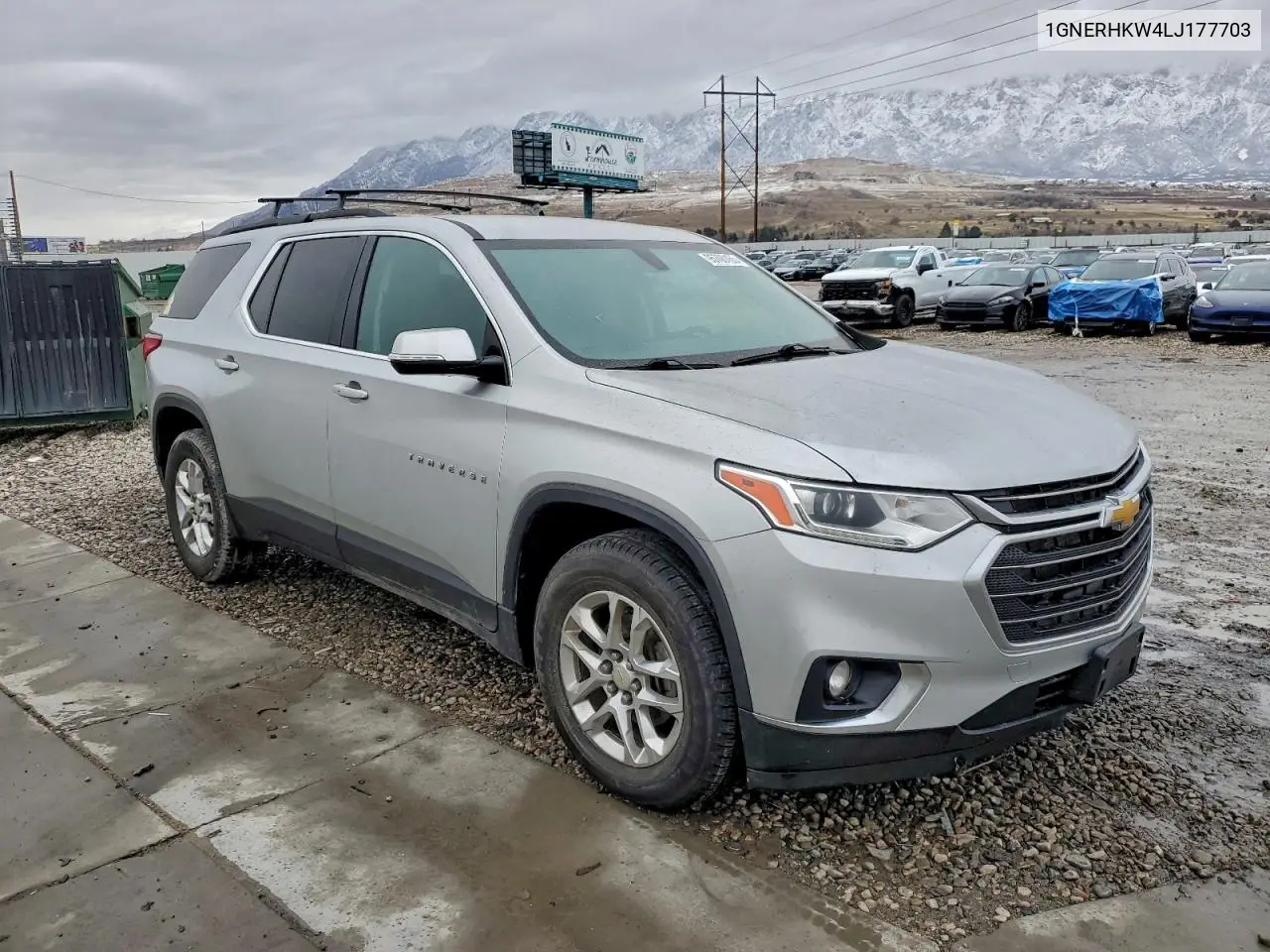 1GNERHKW4LJ177703 2020 Chevrolet Traverse Lt