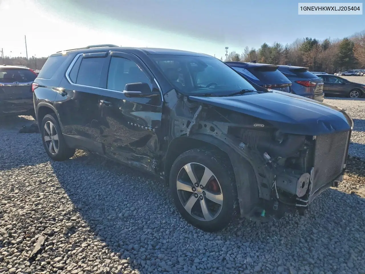 1GNEVHKWXLJ205404 2020 Chevrolet Traverse Lt