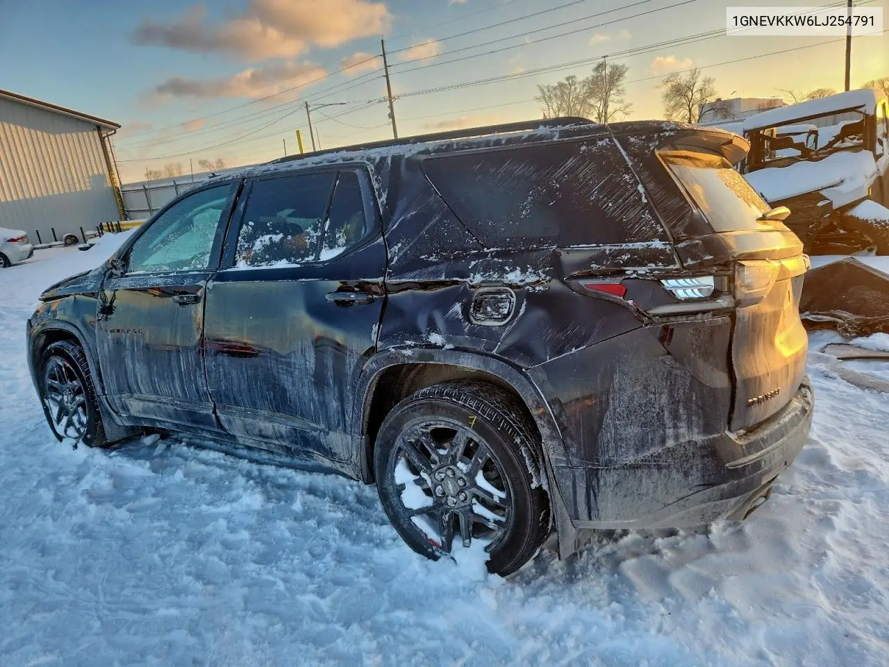 1GNEVKKW6LJ254791 2020 Chevrolet Traverse Premier