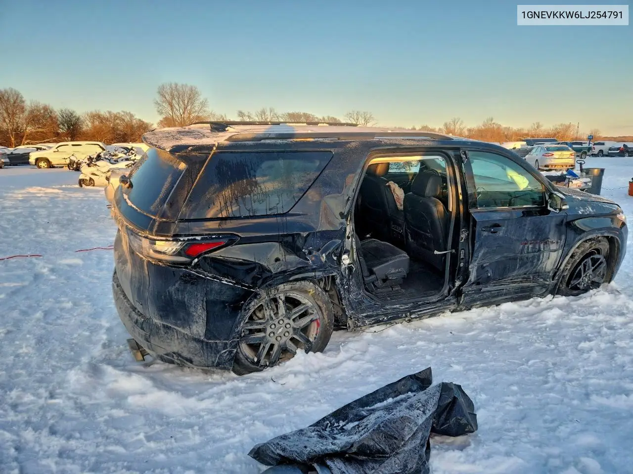 1GNEVKKW6LJ254791 2020 Chevrolet Traverse Premier