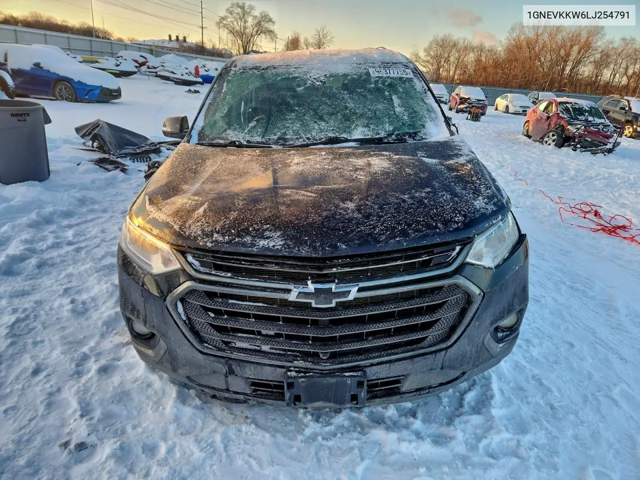 1GNEVKKW6LJ254791 2020 Chevrolet Traverse Premier
