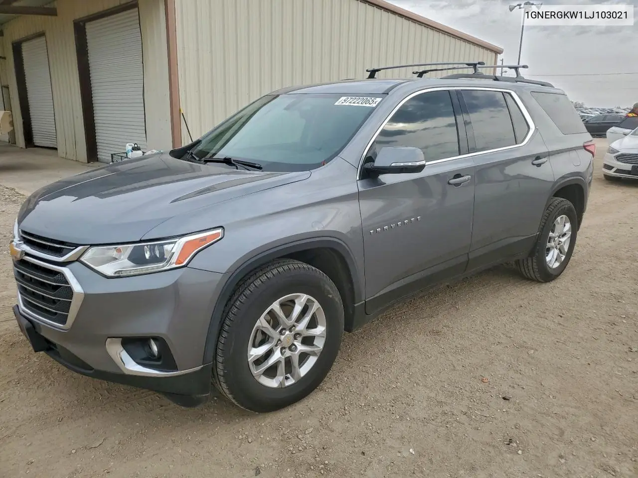 1GNERGKW1LJ103021 2020 Chevrolet Traverse Lt
