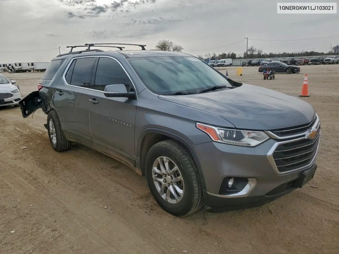 1GNERGKW1LJ103021 2020 Chevrolet Traverse Lt