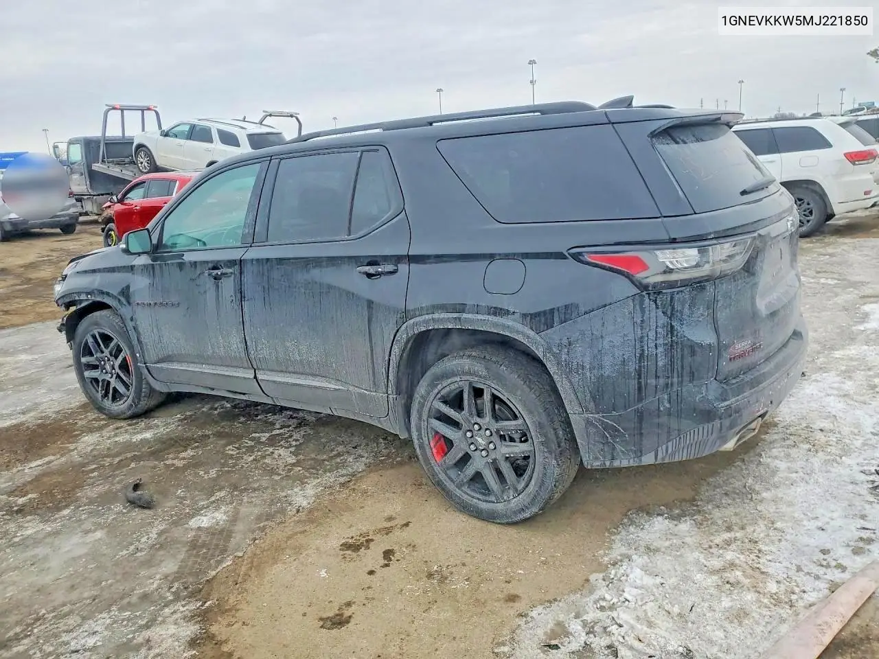 1GNEVKKW5MJ221850 2021 Chevrolet Traverse Premier