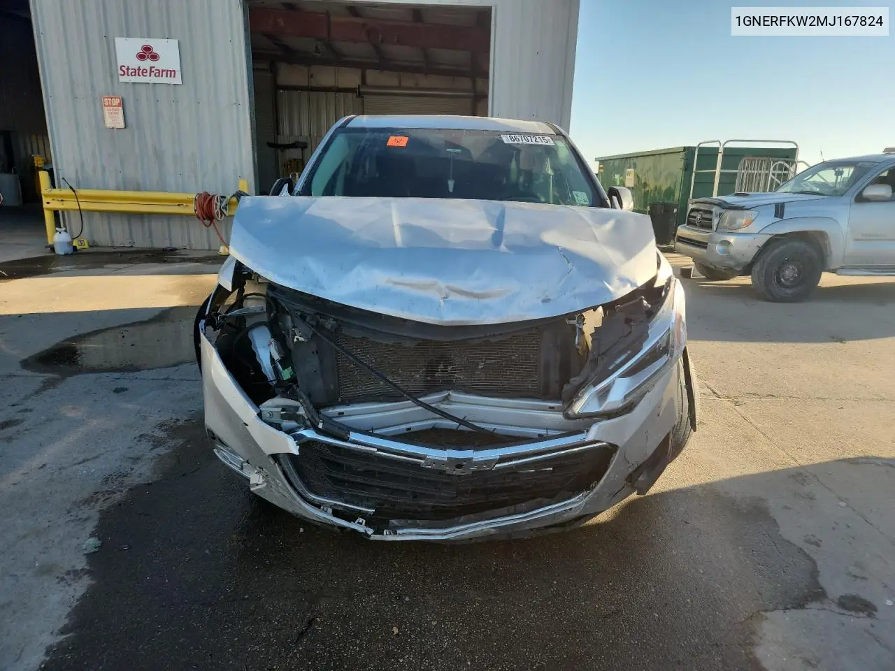 1GNERFKW2MJ167824 2021 Chevrolet Traverse Ls