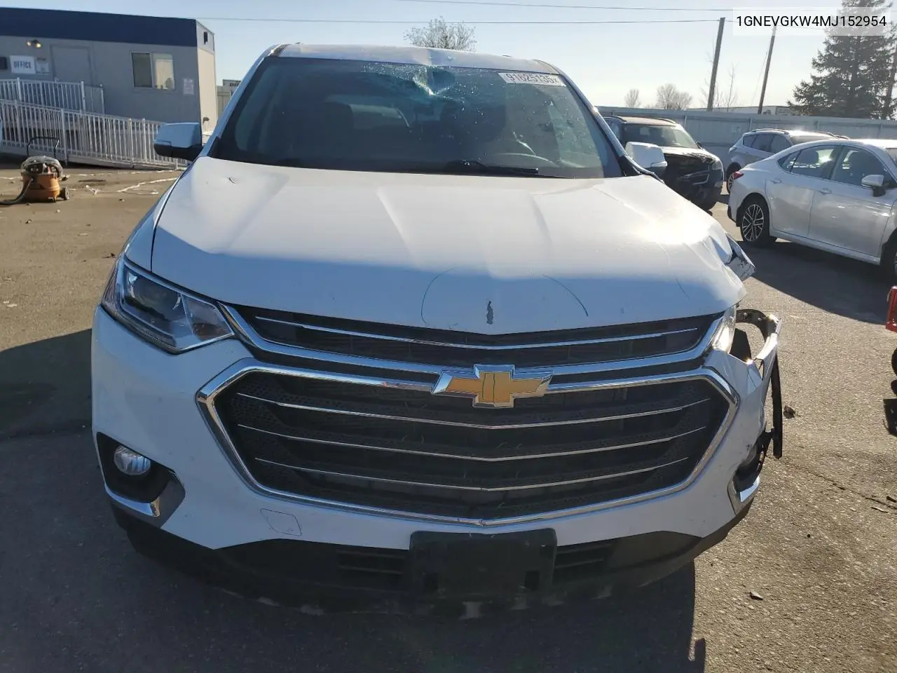 1GNEVGKW4MJ152954 2021 Chevrolet Traverse Lt