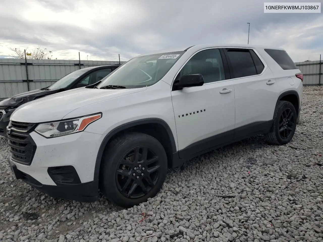 1GNERFKW8MJ103867 2021 Chevrolet Traverse Ls