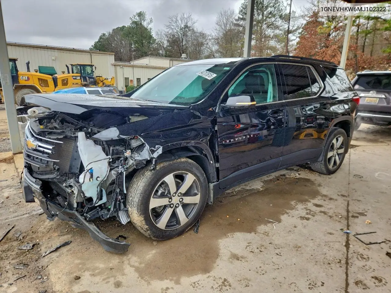 1GNEVHKW6MJ102322 2021 Chevrolet Traverse Lt