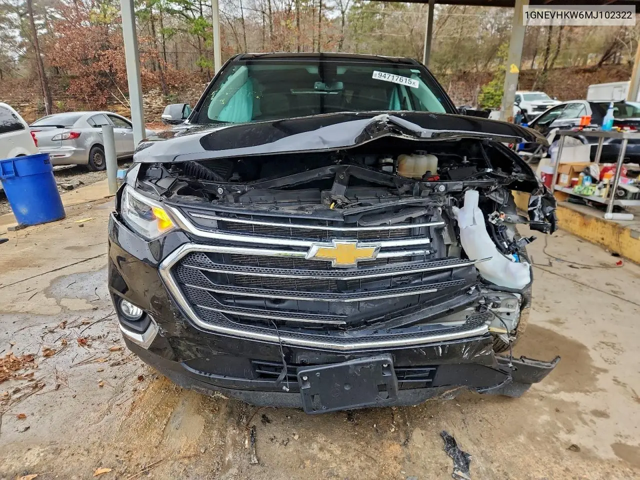 1GNEVHKW6MJ102322 2021 Chevrolet Traverse Lt