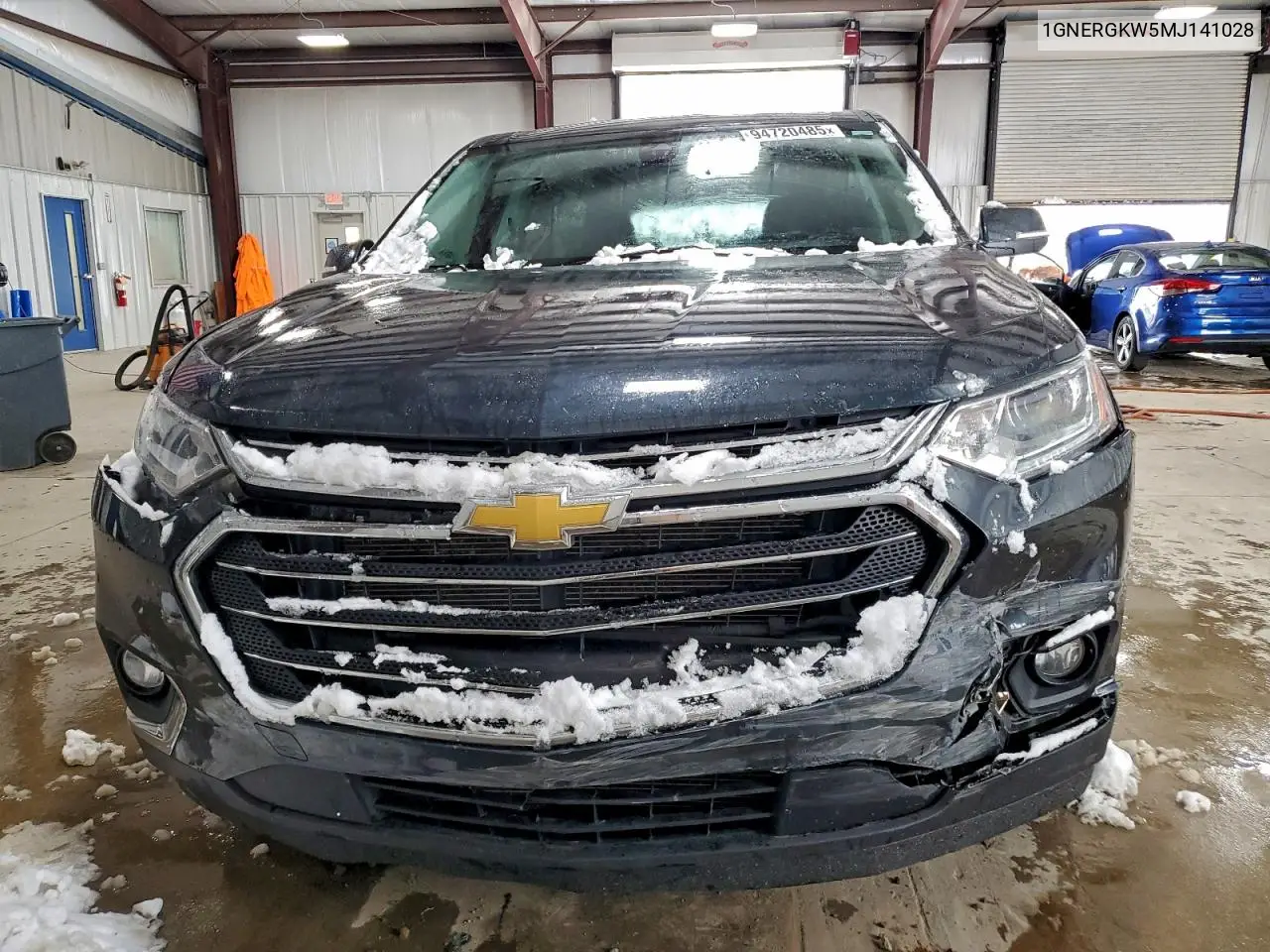 1GNERGKW5MJ141028 2021 Chevrolet Traverse Lt