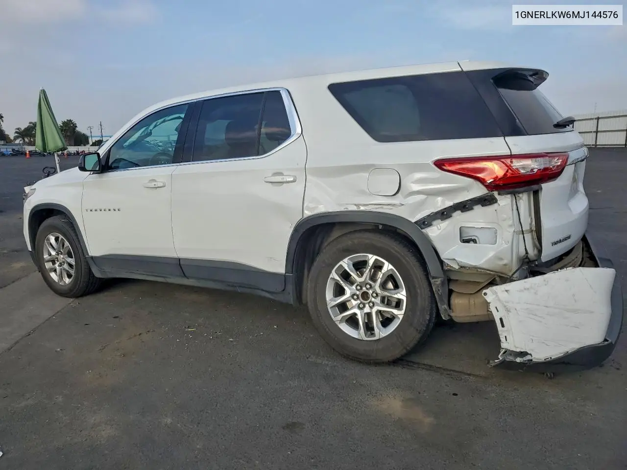 1GNERLKW6MJ144576 2021 Chevrolet Traverse Ls
