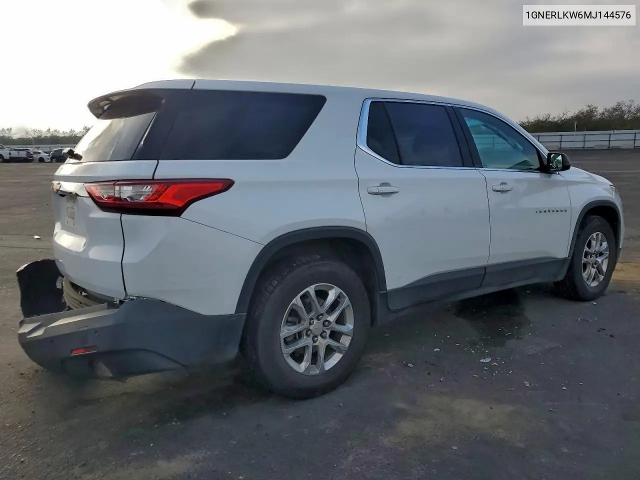 1GNERLKW6MJ144576 2021 Chevrolet Traverse Ls