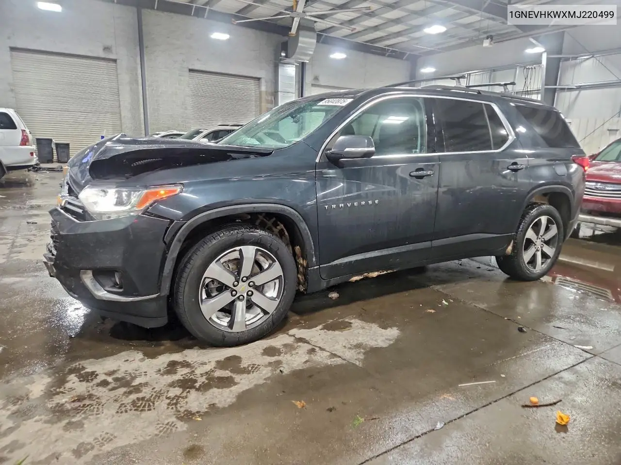 1GNEVHKWXMJ220499 2021 Chevrolet Traverse Lt