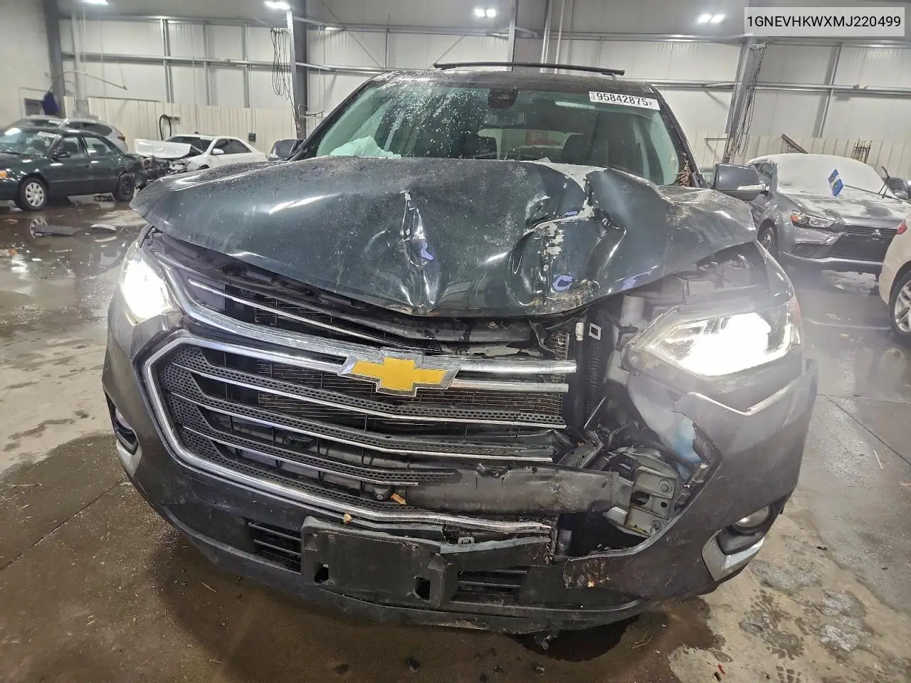 1GNEVHKWXMJ220499 2021 Chevrolet Traverse Lt