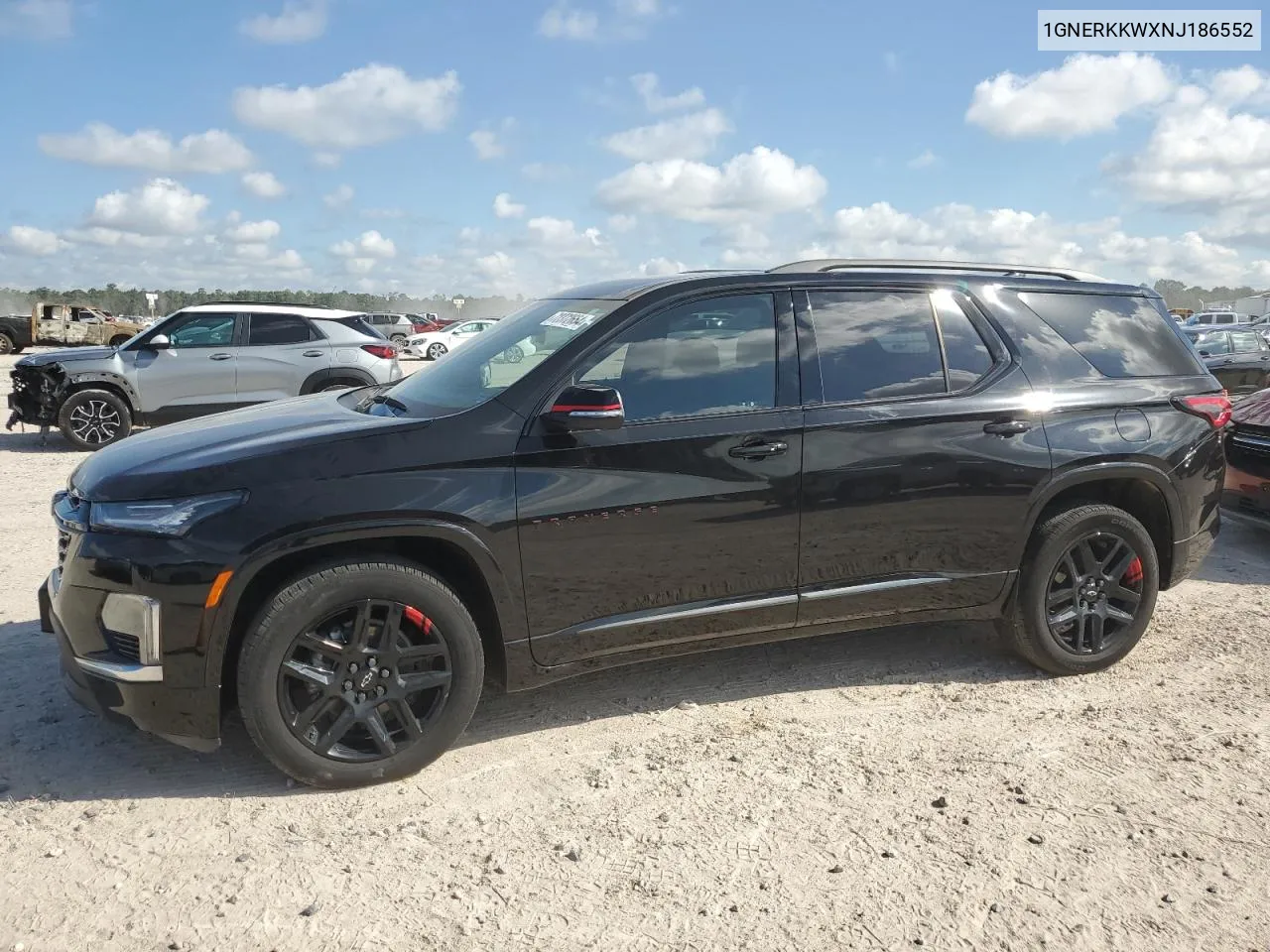 2022 Chevrolet Traverse Premier VIN: 1GNERKKWXNJ186552 Lot: 72372654