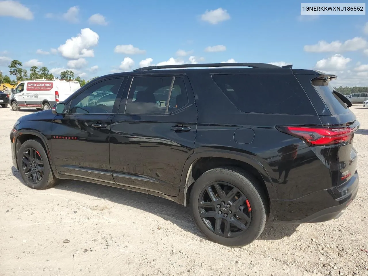 2022 Chevrolet Traverse Premier VIN: 1GNERKKWXNJ186552 Lot: 72372654