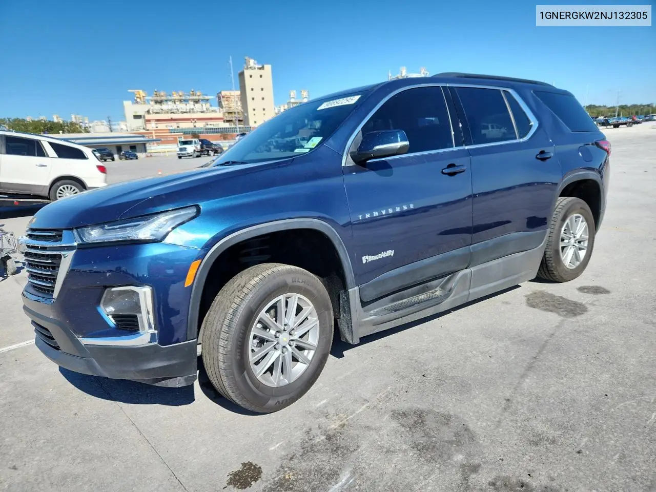 1GNERGKW2NJ132305 2022 Chevrolet Traverse Lt