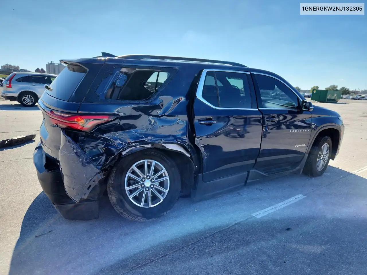 1GNERGKW2NJ132305 2022 Chevrolet Traverse Lt