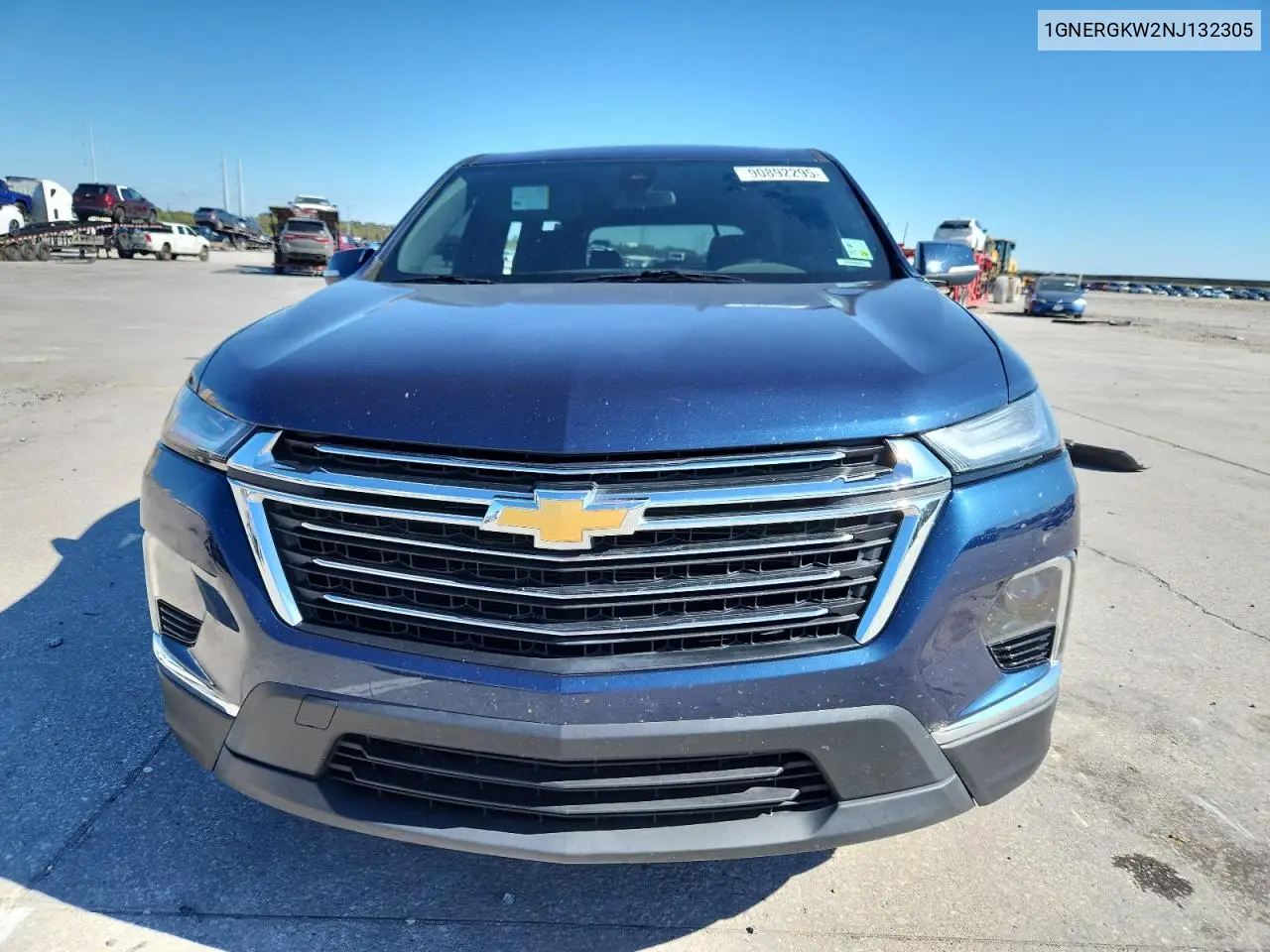 1GNERGKW2NJ132305 2022 Chevrolet Traverse Lt