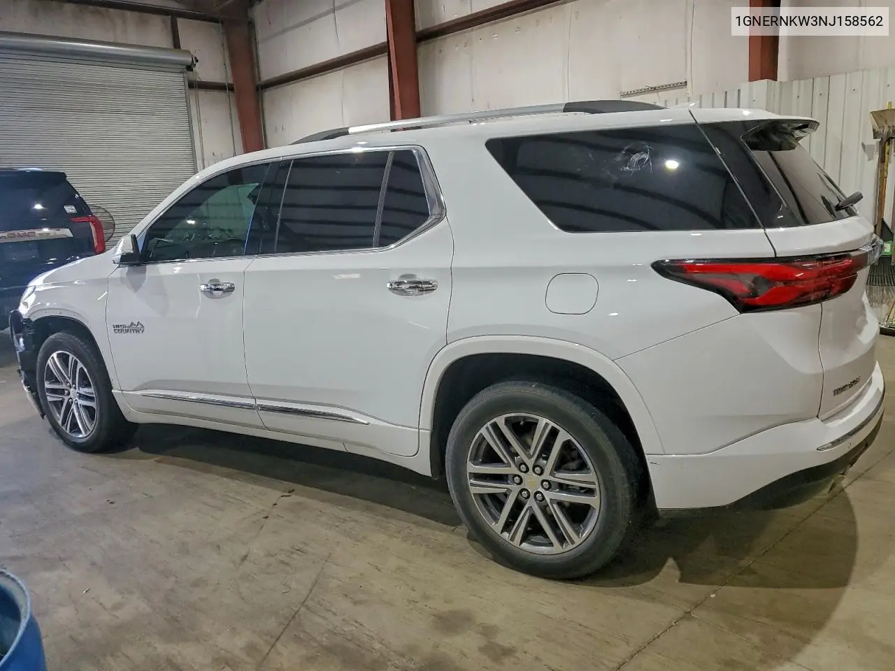 1GNERNKW3NJ158562 2022 Chevrolet Traverse High Country