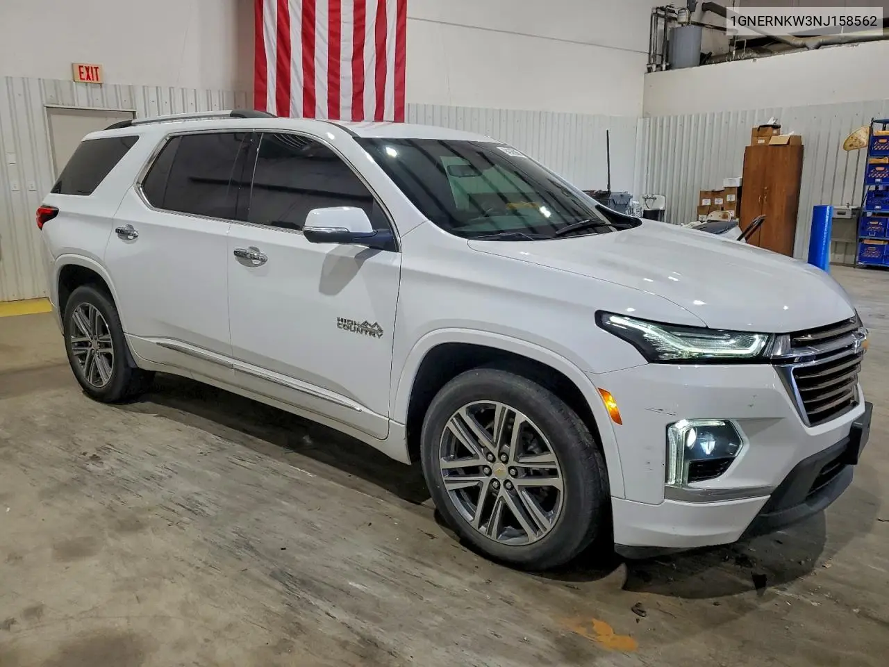 1GNERNKW3NJ158562 2022 Chevrolet Traverse High Country